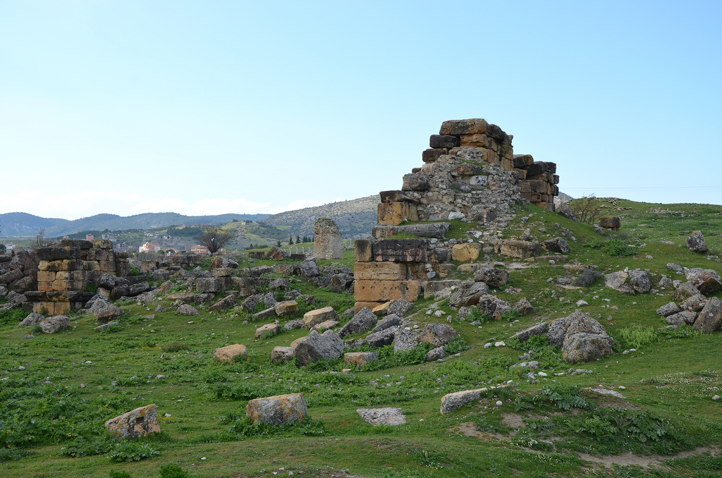 The ruins of the Bouleuterion (Council Hall).