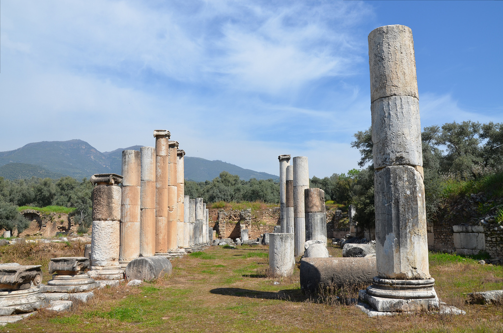 The east portico of the Agora (market place).