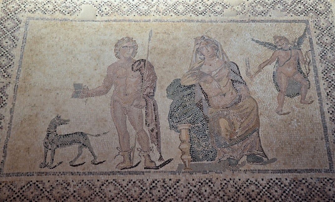 Phaedra and Hippolytus in the House of Dionysus, late 2nd / early 3rd century AD.