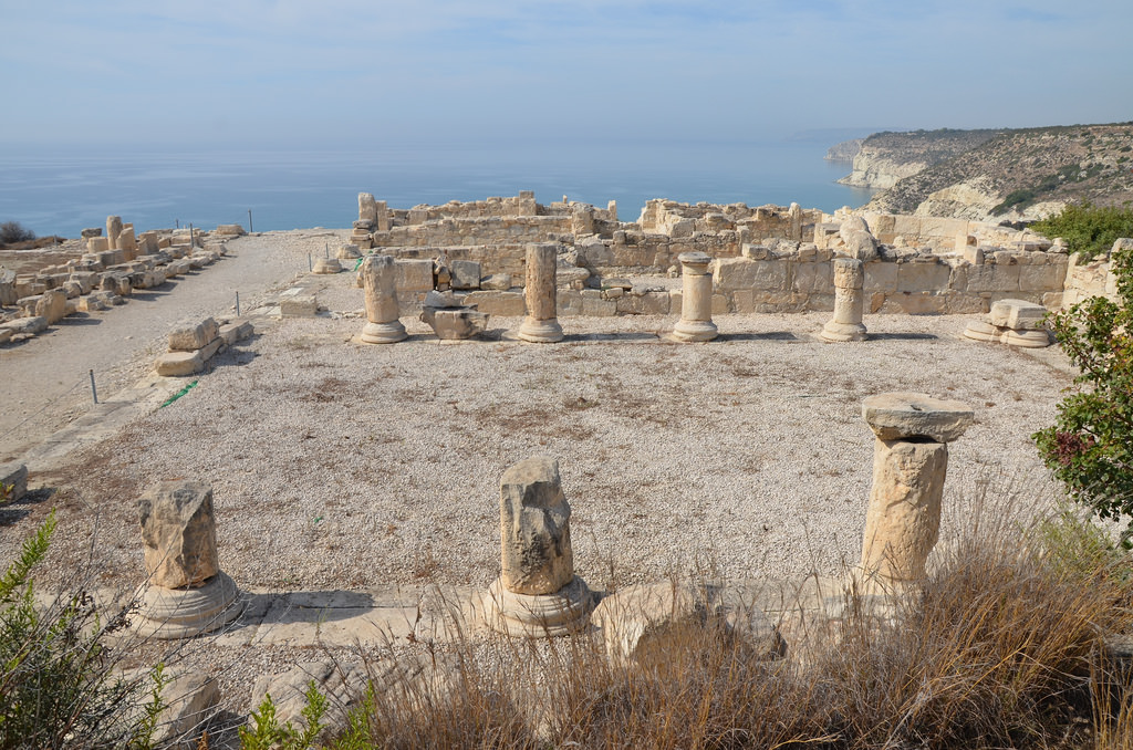The Early Christian Basilica dating to the beginning of the 5th century AD, Kourion, Cyprus