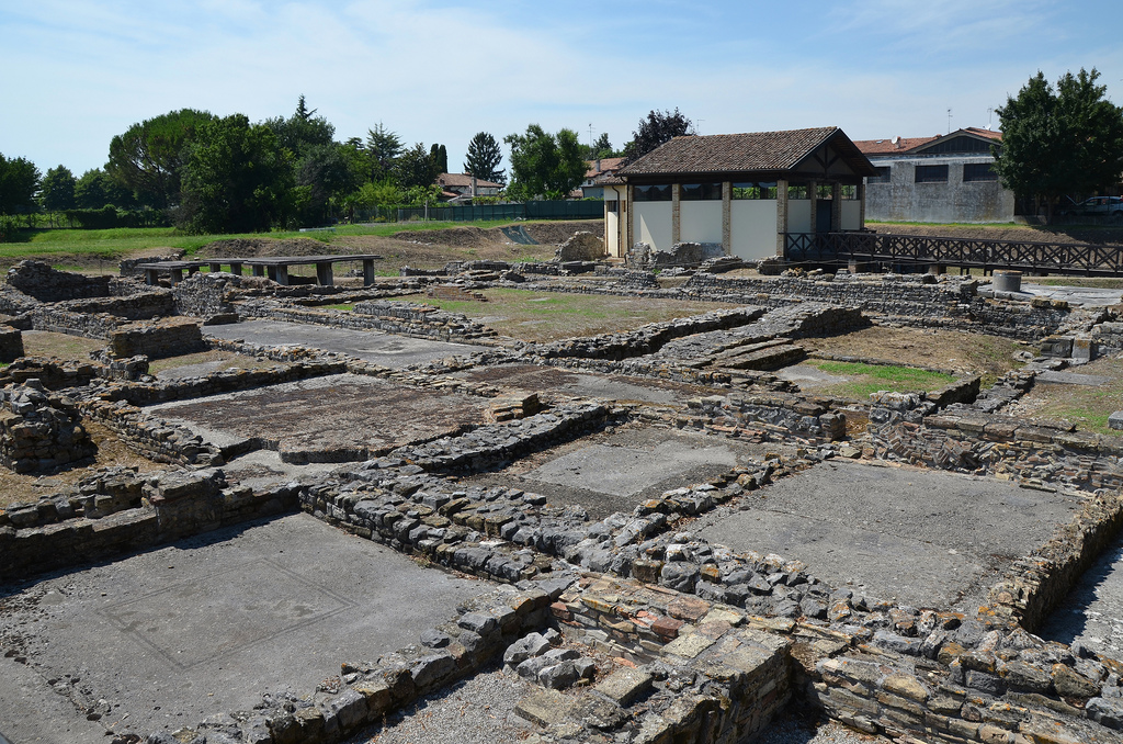 The archeological ruins of the Fondo Cal, one of Aquileia’s residential district.