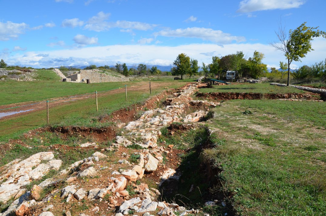 The remains of the training camp of Burnum.