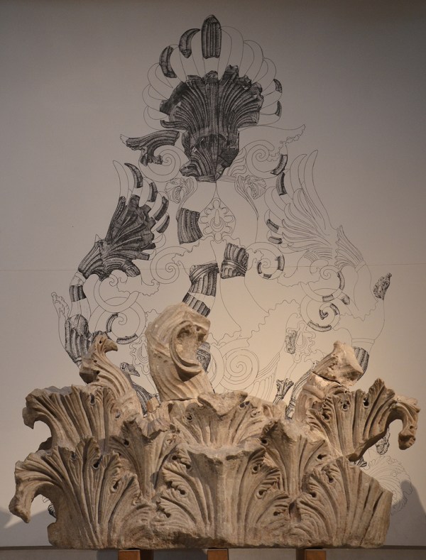 Acroterion in the shape of a palmette, Roman copy from the 1st half of 1st century AD of Hellenistic original.