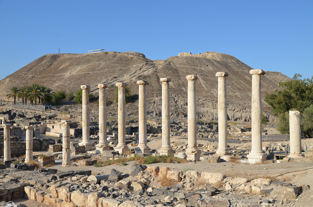 View on the Tel from the Agora.