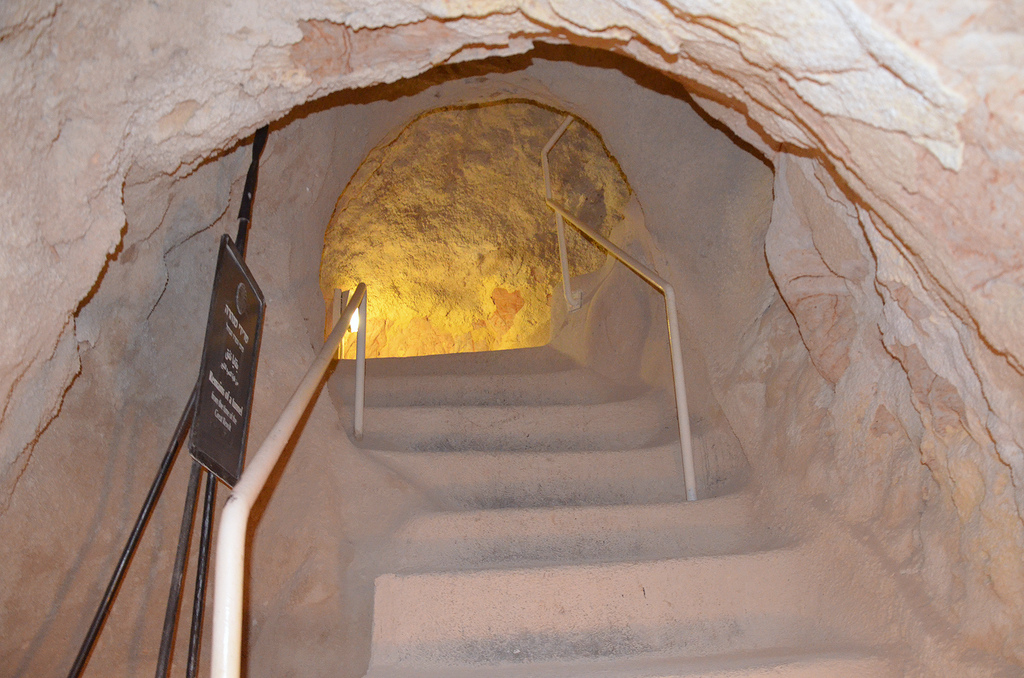 The underground tunnel network from the Great Jewish Revolt (66–73 AD).