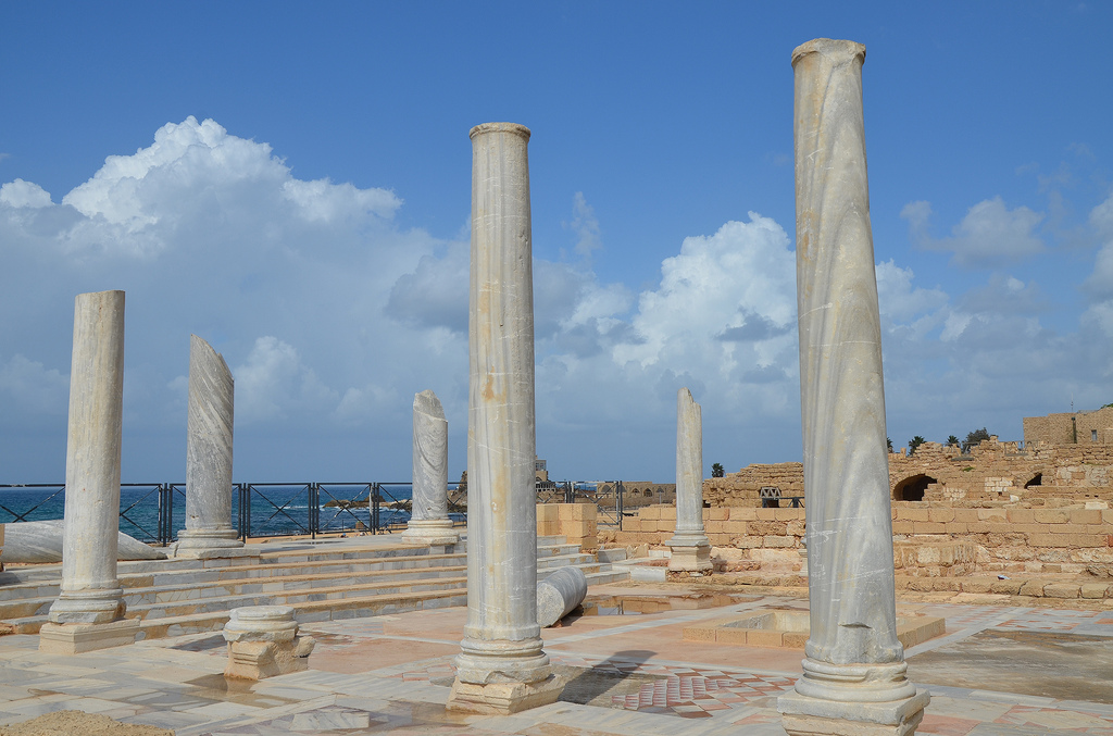 The palaestra of the Byzantine Bathhouse.