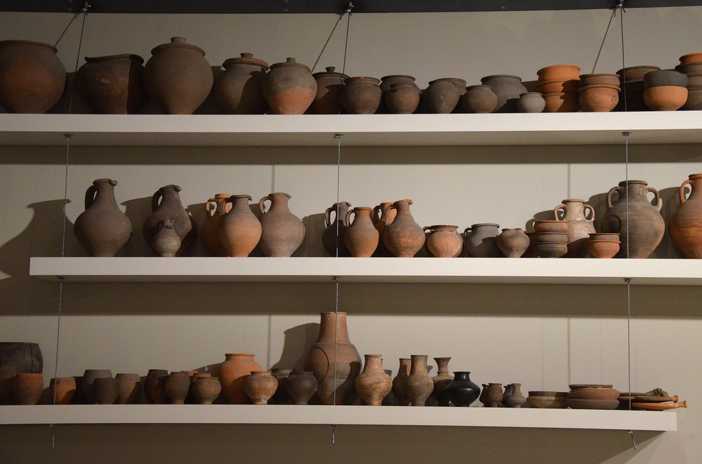 Earthenware made in Tongeren. Gallo-Roman Museum of Tongeren, Belgium.