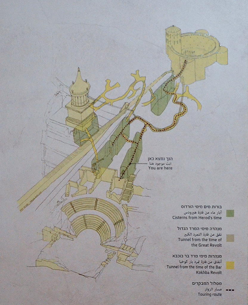 The underground tunnel network.