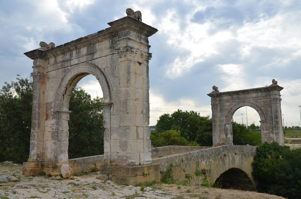 The Pont Flavien, Saint-Chamas (France).