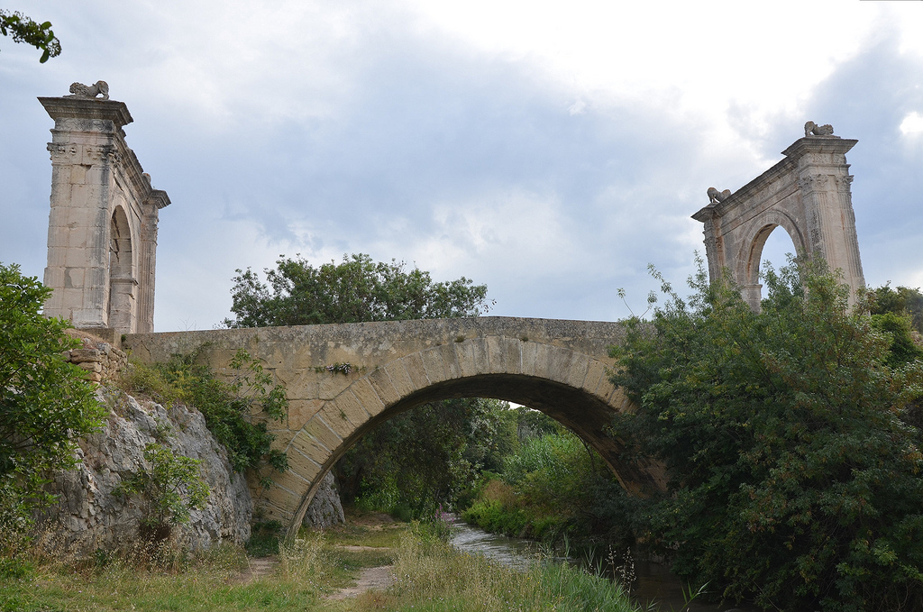 The Pont Flavien, Saint-Chamas (France).
