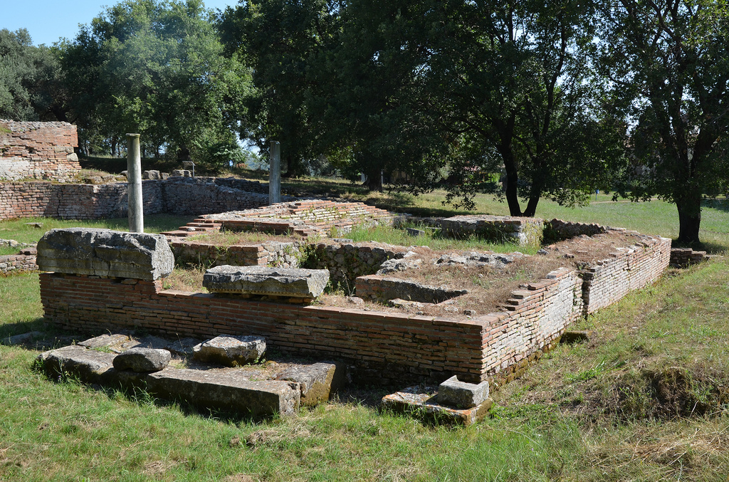 The Temple of Diana located on the western side of the Bouleuterion. It was built in the last quarter of the 2nd century AD.