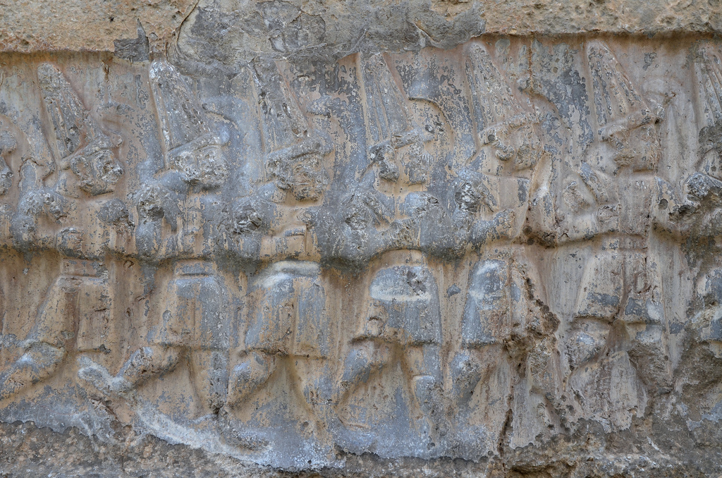 West wall of Chamber B depicting the twelve Gods of the Underworld.