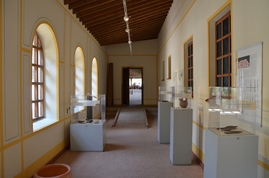 The exhibition area.