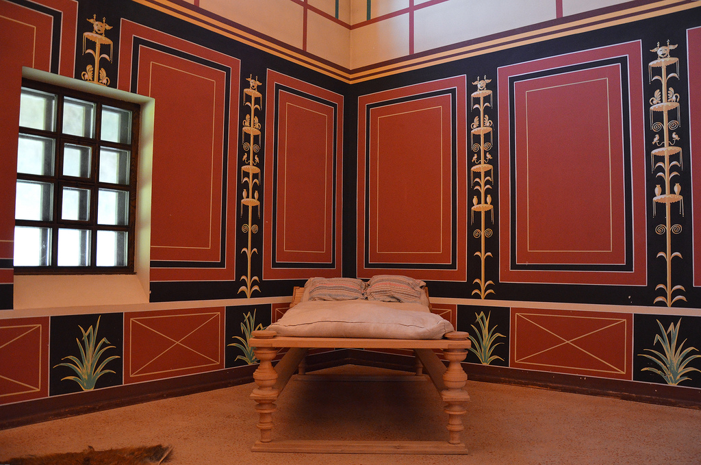 The reconstructed laconicum (resting room).