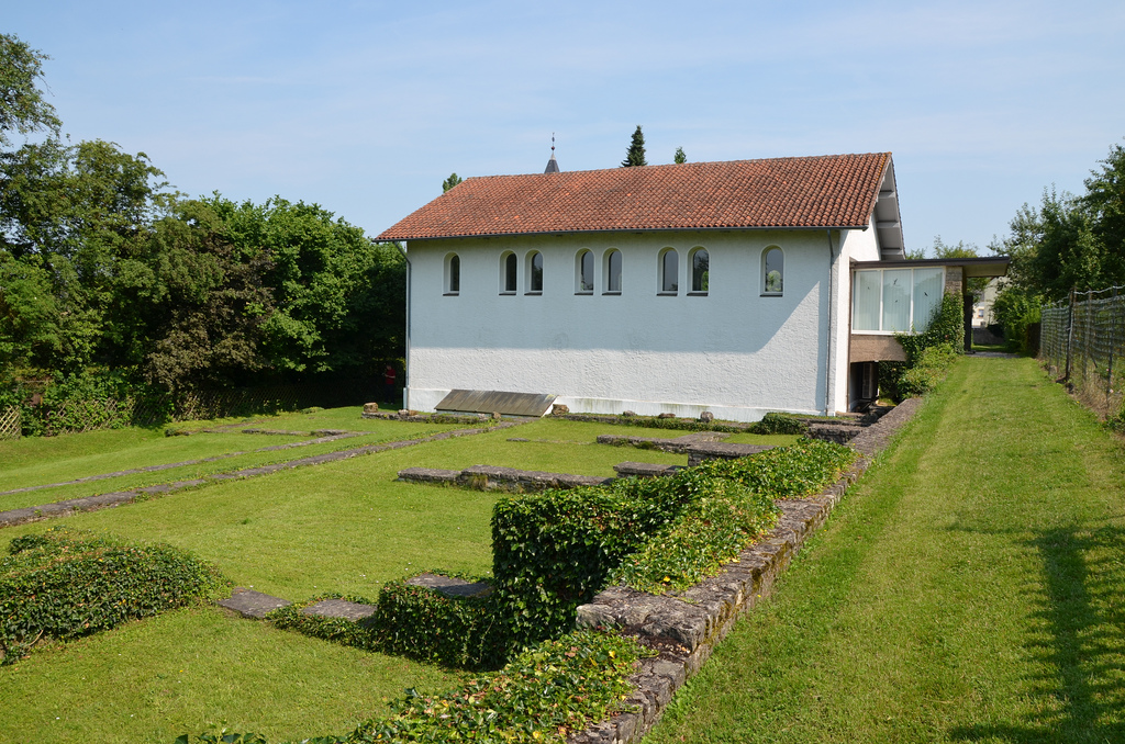 The remains of the Roman villa in Nennig.