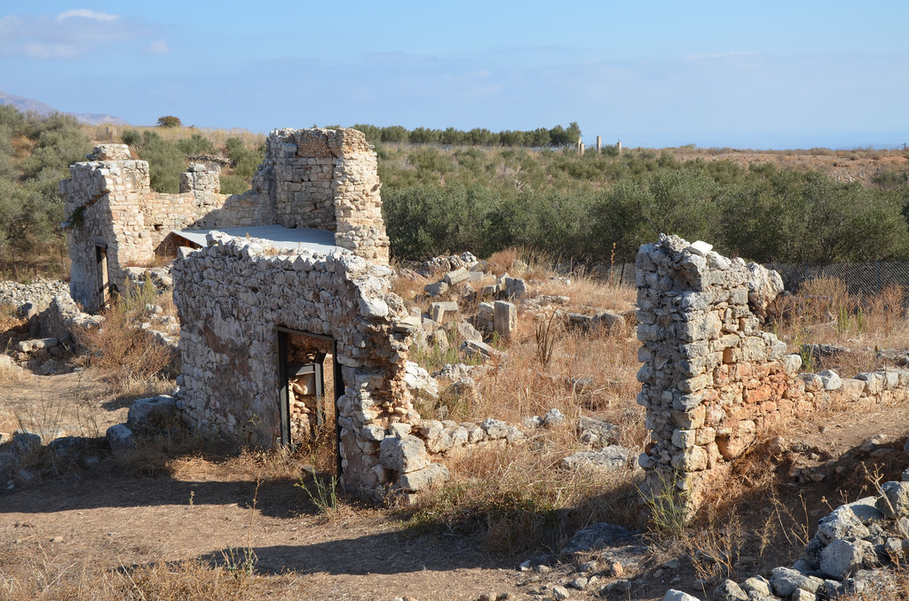  Remains of one of the two Roman baths constructed in the Roman period 1st century BC- 4th century AD.