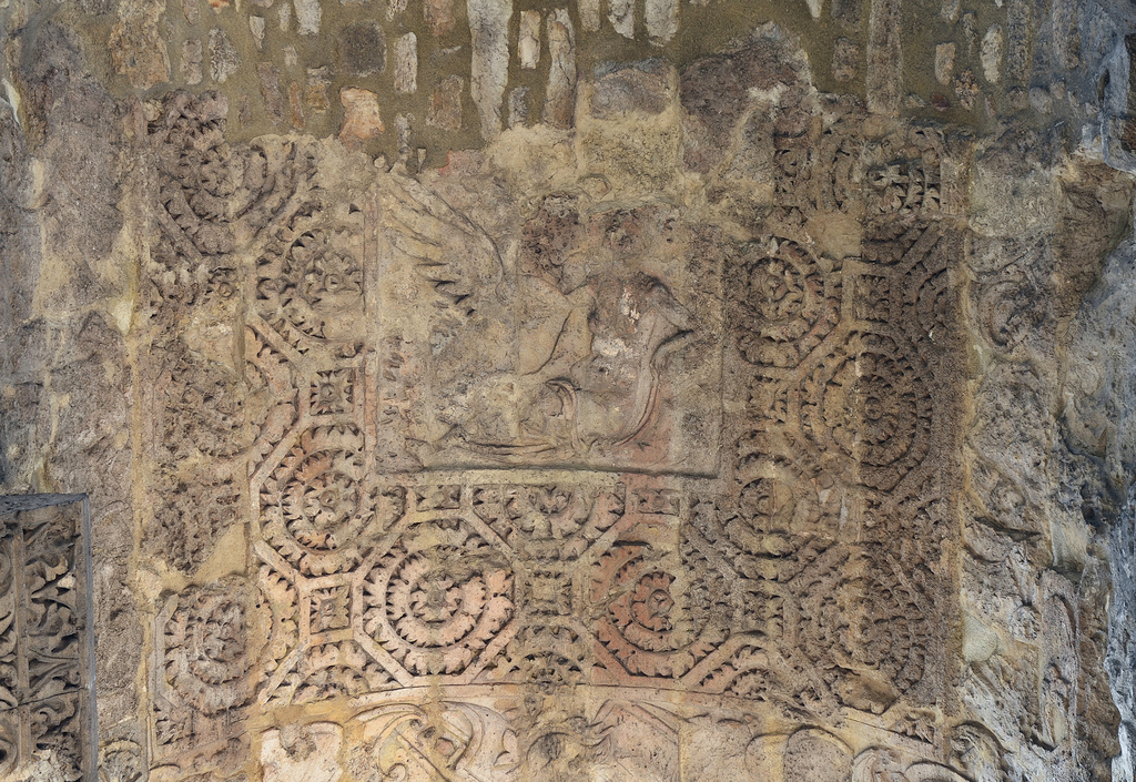 Ceiling of the west arcade depicting Leda and the Swan.