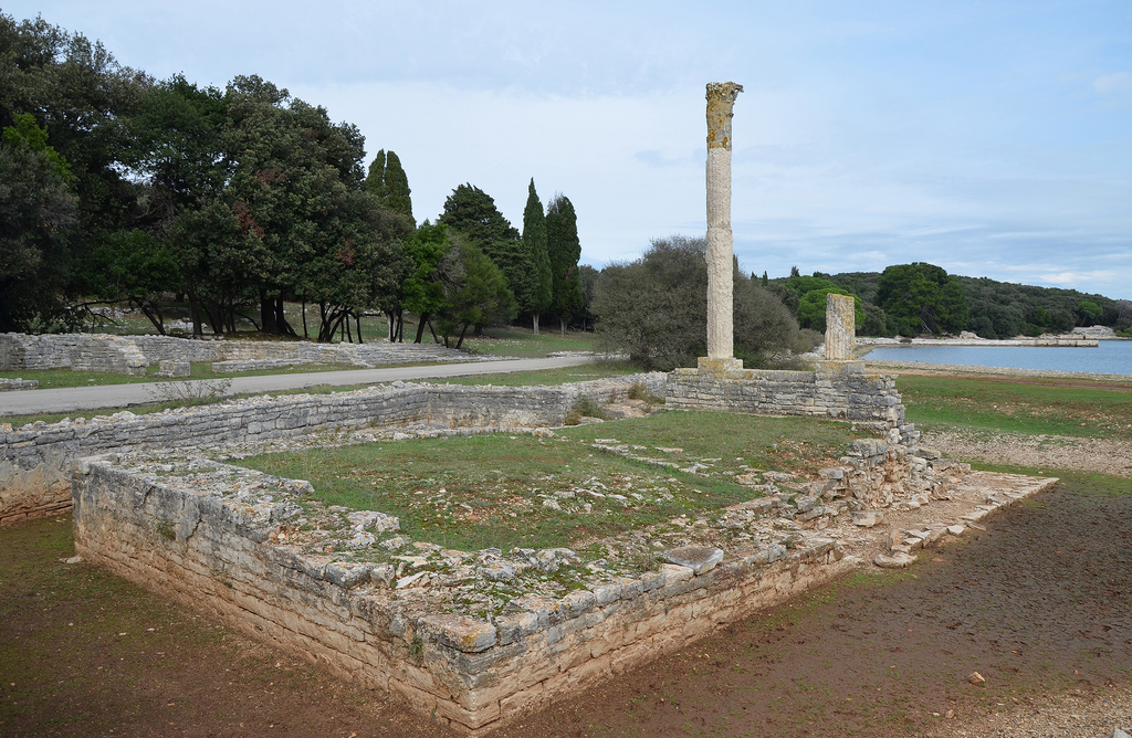 The ruins of the Temple of Venus.