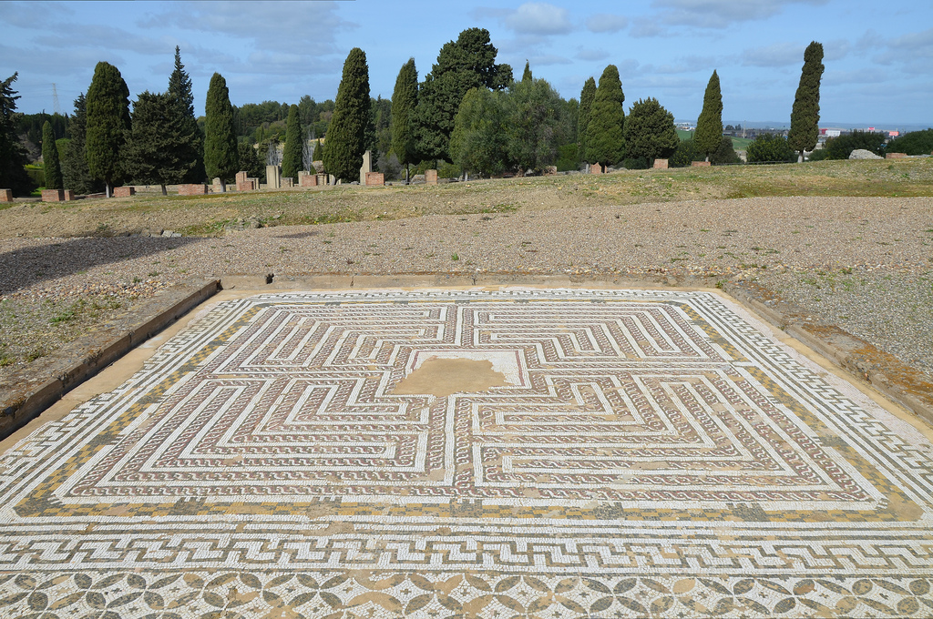 The Labyrinth Mosaic in the House of Neptune.