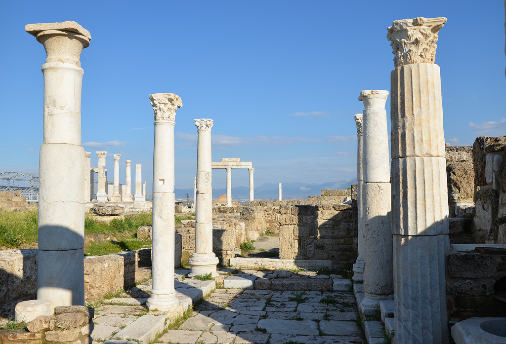 The Clubhouse of the Greens, a building complex of three interconnected rooms and dated to the Early Byzantine period.
