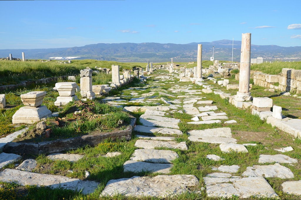 Stadium Street, the North-South Street extending south from the western end of the Syria Street.