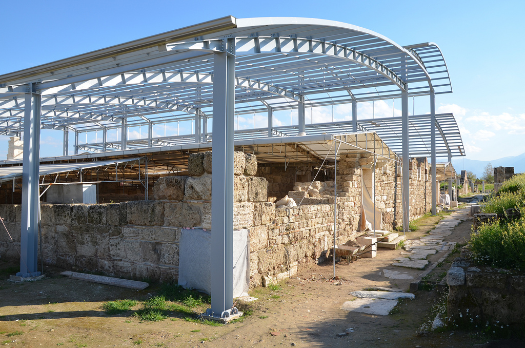 The Church of Laodikeia built during the reign of Constantine the Great. It was uncovered in 2010.