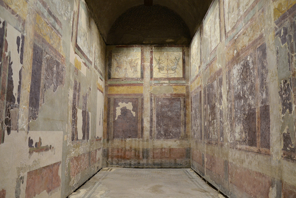 The left-hand room of the House of Livia.