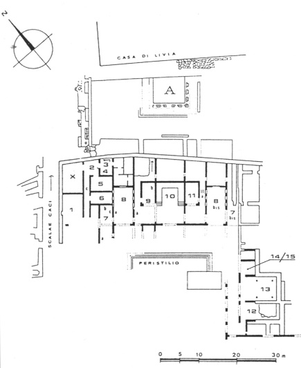 Plan of the House of Augustus.